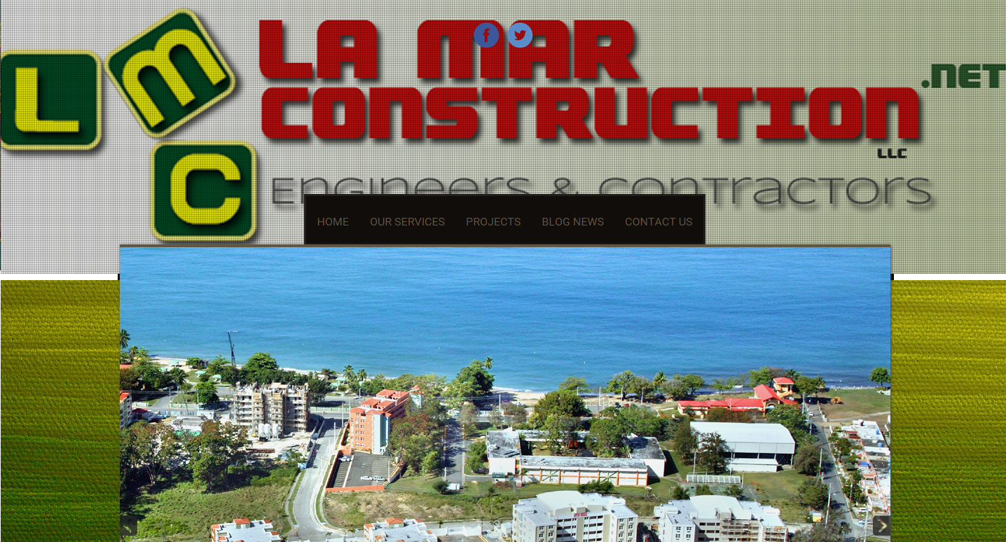 La Mar Constuction 2015 site